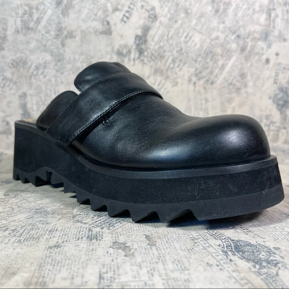 American Eagle Bandstand 90s Y2K Platform Slip On Shoes Chunky Vintage